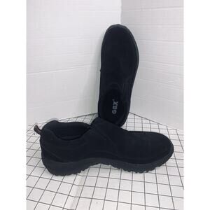 Size 11M GBX Pathfinder Black Slip ons Shoes Leather Upper Mens Suede Not Worn